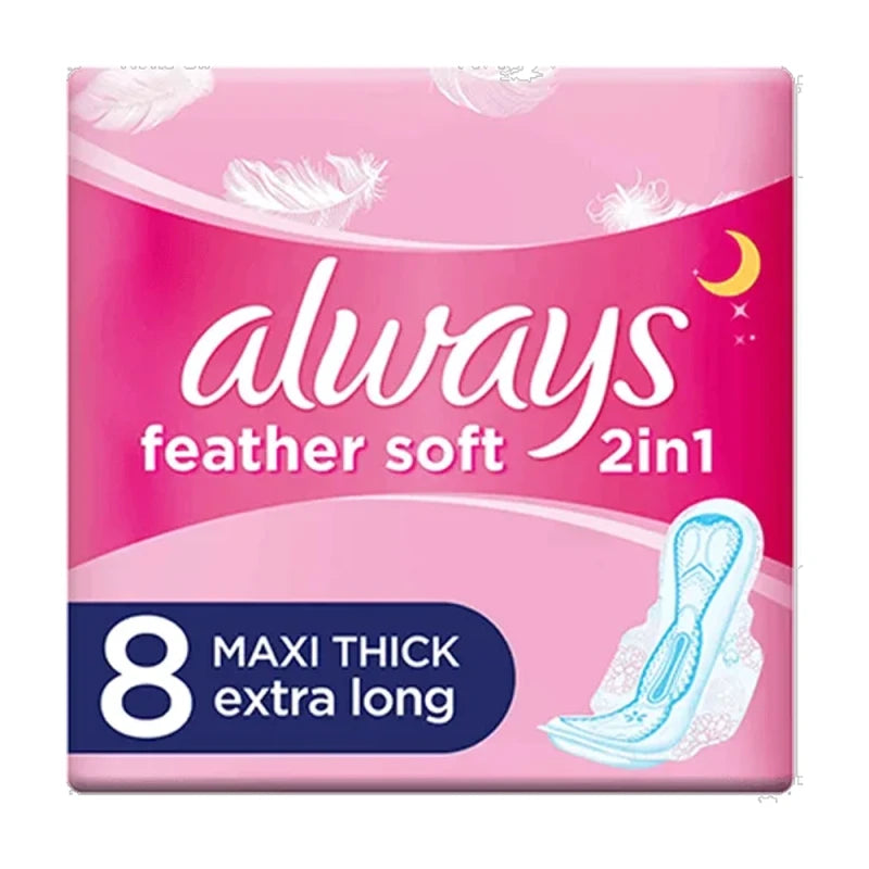 Always Feather Soft Maxi Thick Long 8s