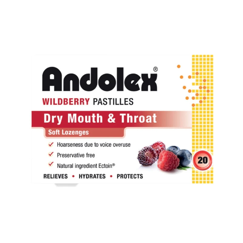 Andolex C Wildberry Pastilles 20s