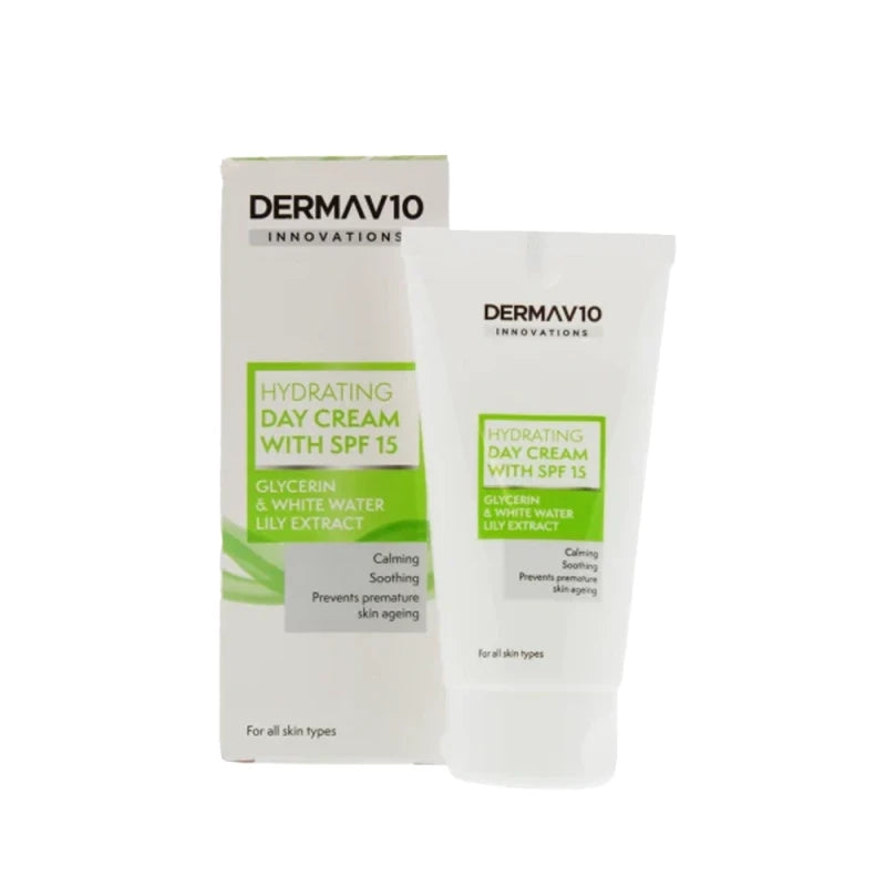 Derma V10 Hydrating Day Cream SPF15 50ml