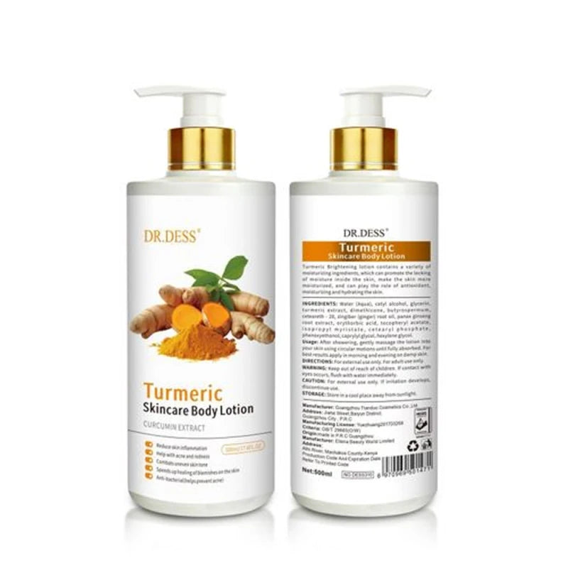 Dr. Dess Turmeric Skincare Body Lotion