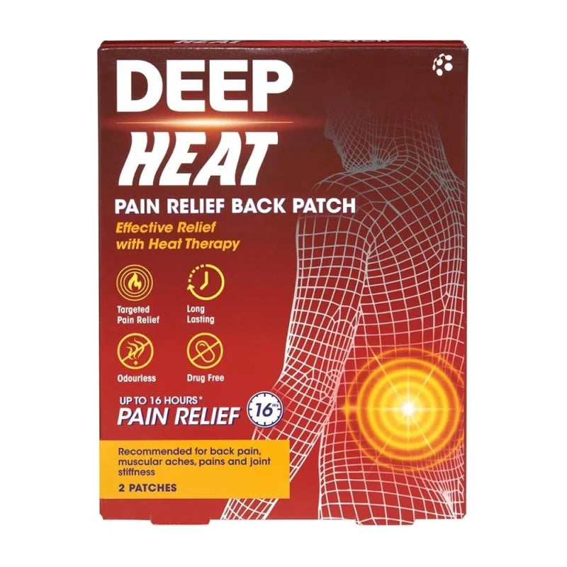 Deep Heat Pain Relief Back Patch Large 2’s