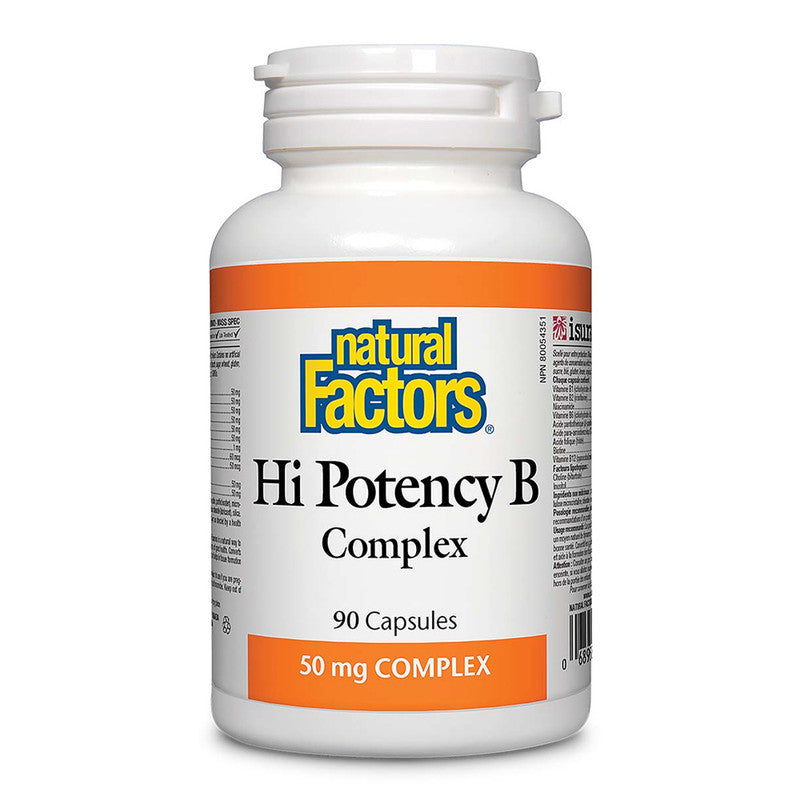 Natural Factors Hi Potency B Complex 50mg 60 S