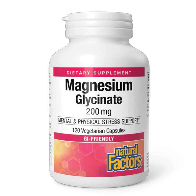 Natural Factors Magnesium Bisglycinate 200mg 120 S