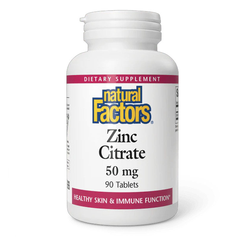 Natural Factors Zinc Citrate 50mg 90 S