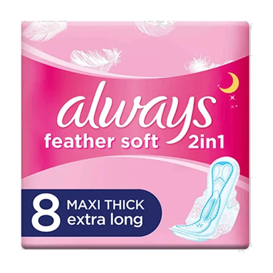 Always Feather Soft Maxi Thick Long 8s