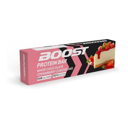 Boost Protein Bar White Chocolate Strawberry Cheesecake High Protein Snack