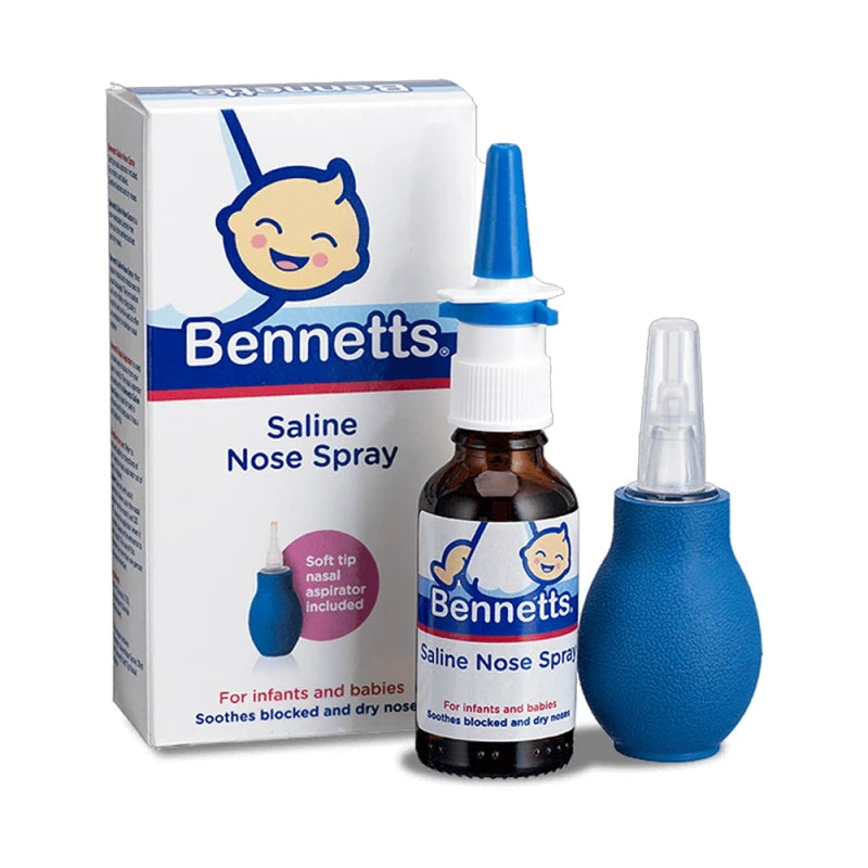 Bennett Saline Nasal Spray 30ml With Aspirator