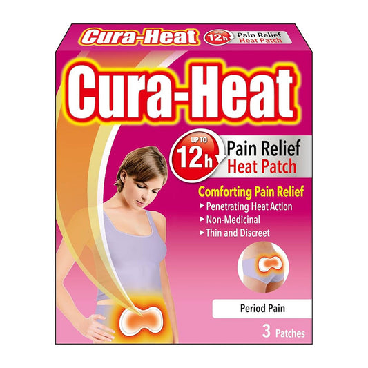 Cura Heat Period Pain Pain Relief Heat Patch 3 S
