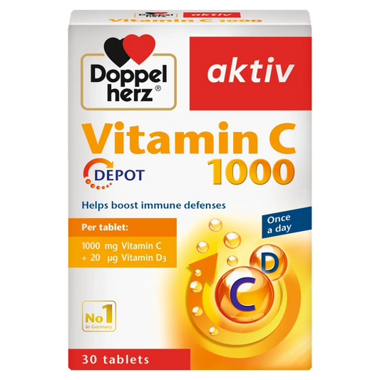 Doppelherz Vitamin C 1000mg Immune Booster Tablets 30’s