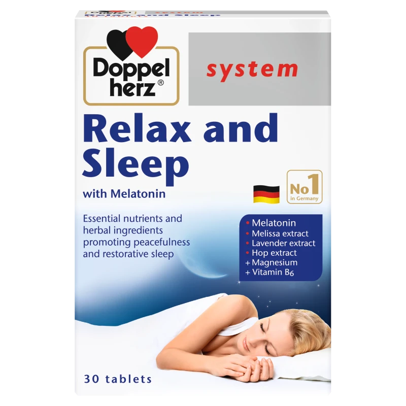 Doppelherz System Relax & Sleep Stress Relief Support 30’s