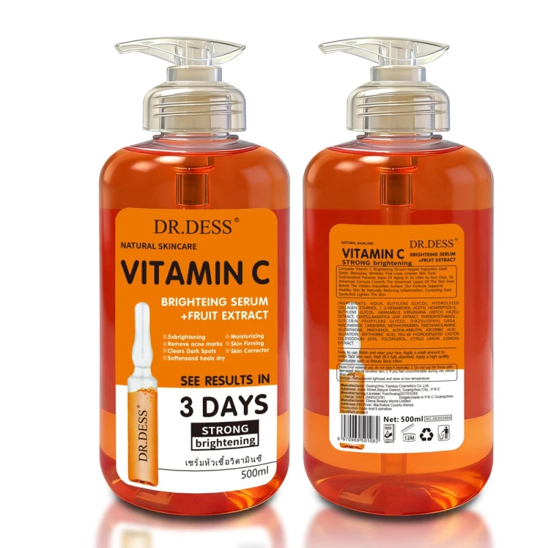 Dr. Dess Vitamin C Brightening Serum + Fruit Extract 500ml