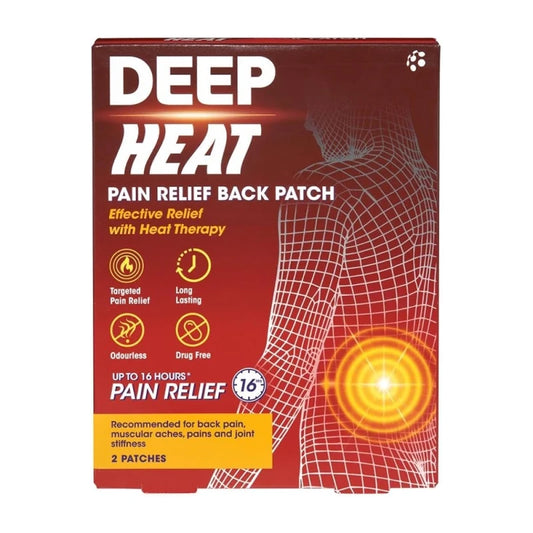 Deep Heat Pain Relief Back Patch Large 2’s