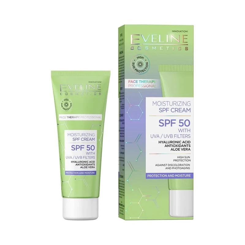 Eveline Face Therapy Sun Protection Moisturizing Cream UVA SPF 50