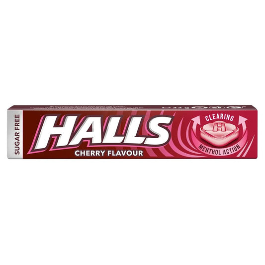 Halls Clearing Menthol Action Cherry 32g