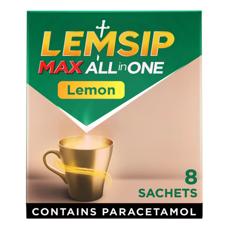 Lemsip Max All In One Lemon Sachets 8 S