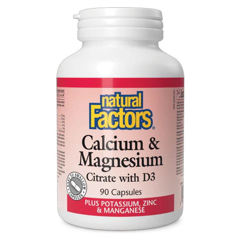 Natural Factors Cal Mag With D3 90s