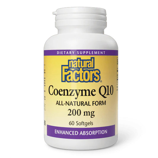 Natural Factors Coenzyme Q10 200mg 60 S