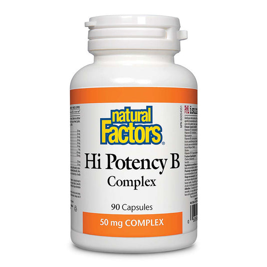 Natural Factors Hi Potency B Complex 50mg 60 S