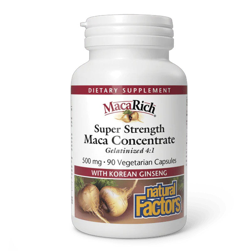 Natural Factors Macarich Maca Concentrate 500mg 90 S