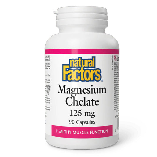 Natural Factors Magnesium Chelate 125mg 90 S