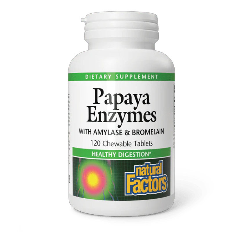 Natural Factors Papaya Enzymes 120 S