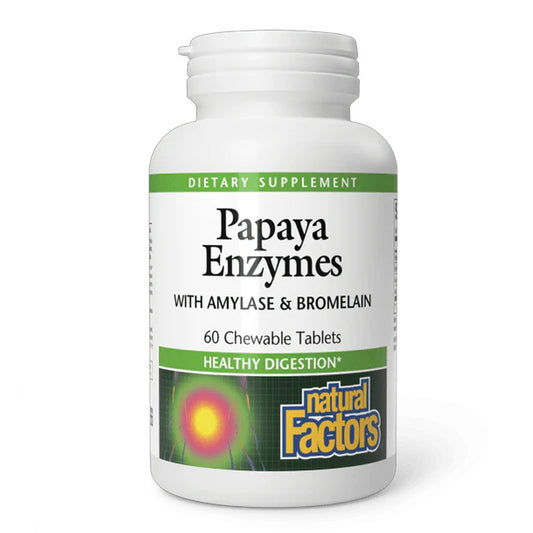 Natural Factors Papaya Enzymes 60 S