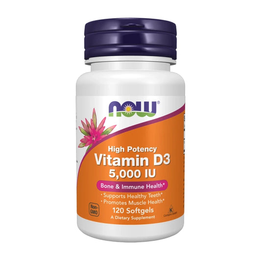 Now Vitamin D-3 5000iu 120's