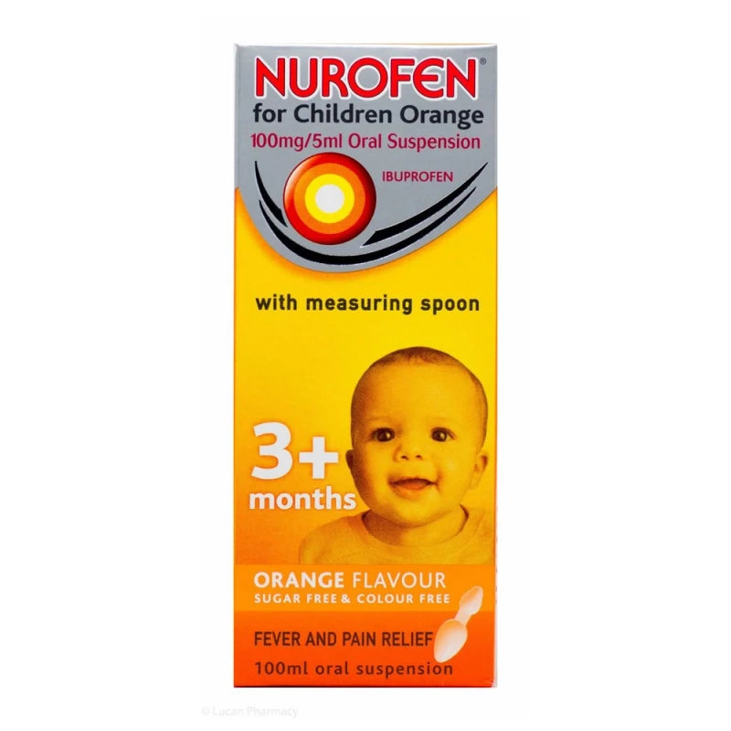 Nurofen For Children Orange Syrup 100ml