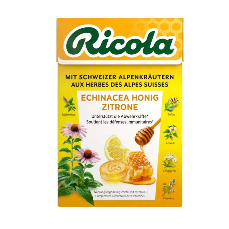 Ricola Honey Lemon Echinacea Cough Drops 75g