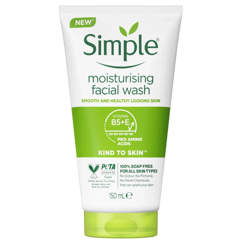 Simple Moisturising Foaming Facial Wash 150ml