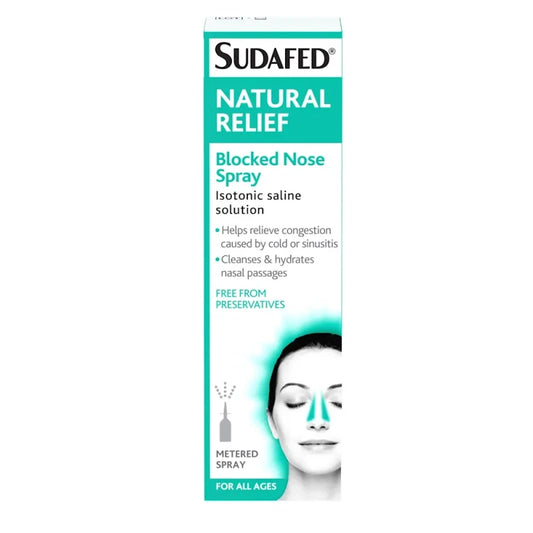 Sudafed Natural Relief Blocked Nose Spray