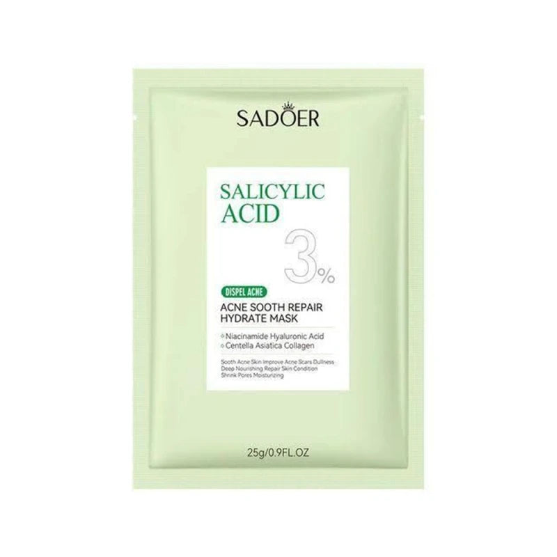 Sadoer Salicylic Acid 3% Acne Sooth Repair Hydrate Facial Mask 25g