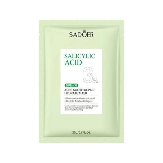 Sadoer Salicylic Acid 3% Acne Sooth Repair Hydrate Facial Mask 25g