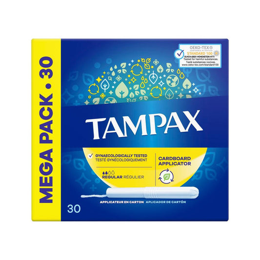Tampax Regular Mega 30s