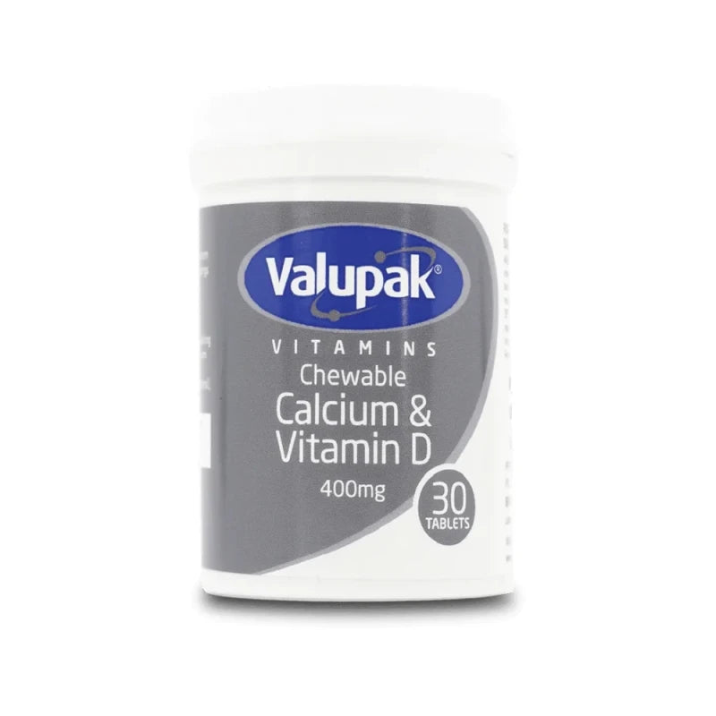 Valupak Calcium With Vitamin D Tabs 30 Tablets