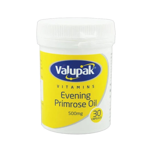 Valupak Evening Primrose Oil 500mg Caps 30 Tablets
