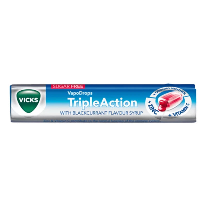 Vicks Vapodrops Triple Action Lozengers 42s