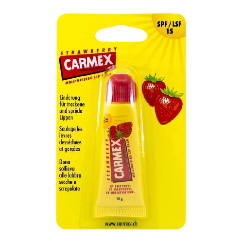 Carmex Strawberry Lip Balm Moisturizing Care 10g
