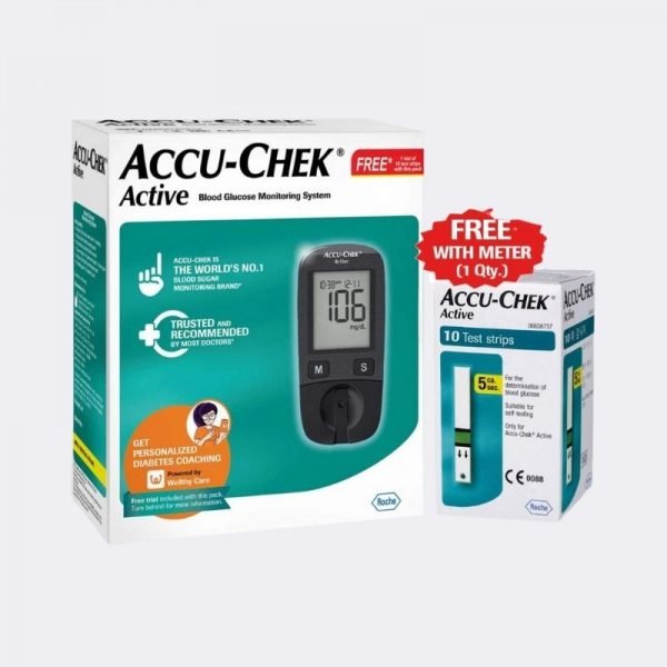 Accu-Chek Active Blood Glucose Meter Kit - Kara Care Pharmacy