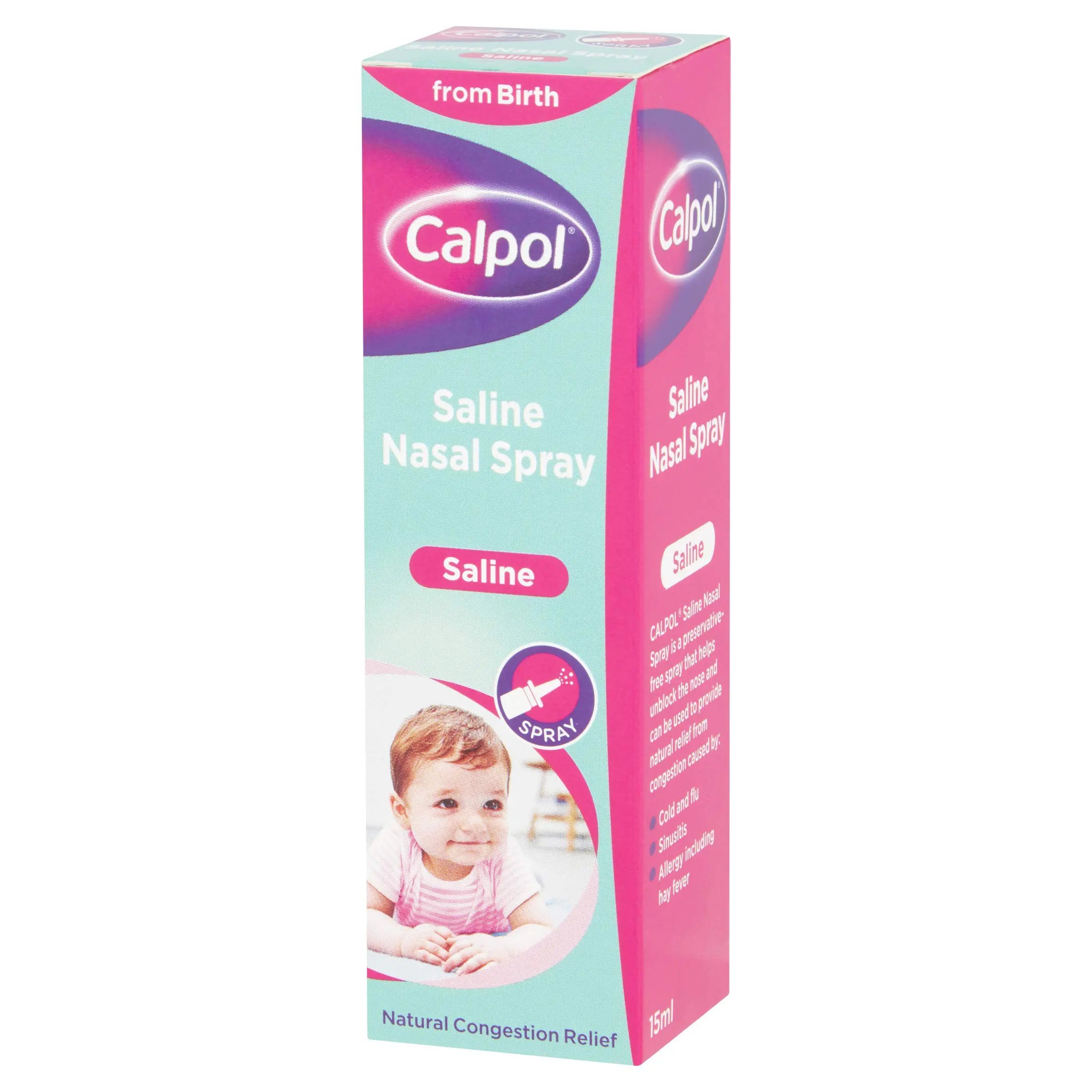 Calpol Saline Nasal Spray 15ml Kara Care Pharmacy