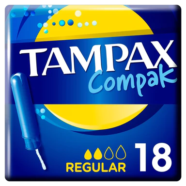 TAMPAX COMPAK REGULAR 18S