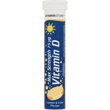 VITAMIN STORE VIT D MAX STRENGTH 75MCG EFF TABS LEMON/LIME 20S