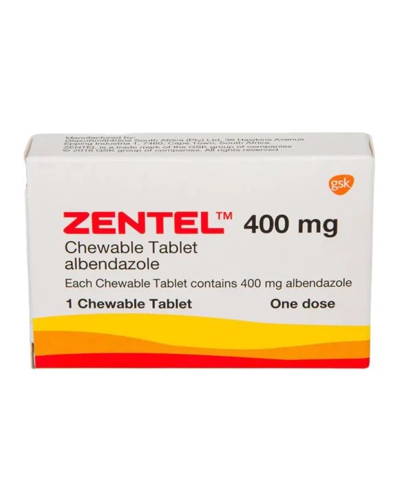 ZENTEL TABS 400MG 1`S