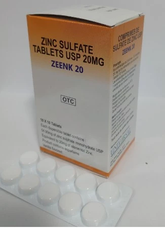 ZINC SULPHATE 20MG