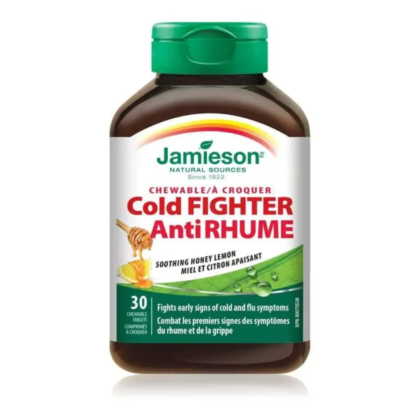 JAMIESON COLD FIGHTER CHEWABLE TABS 30S