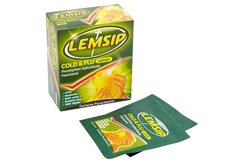 LEMSIP COLD/FLU SATCHETS LEMON 10S