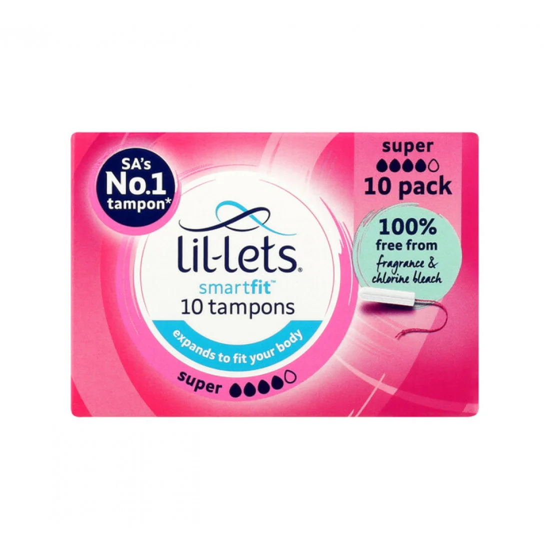 LIL-LETS TAMPONS SUPER 10S