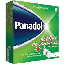 PANADOL ACTIFAST SOLUBLE TABS 12s