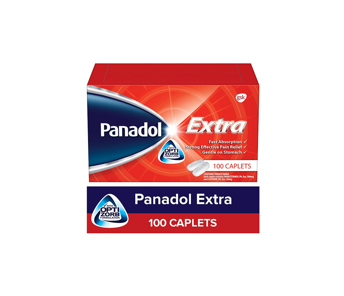 PANADOL EXTRA TABS 100`S