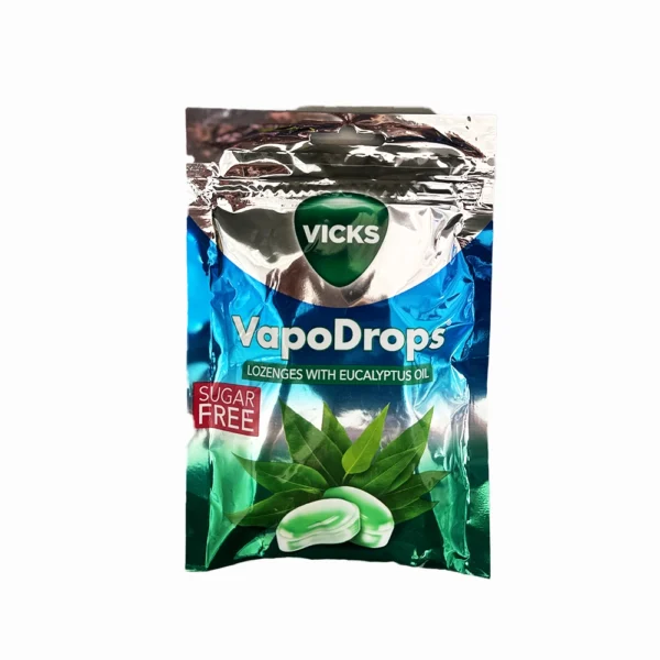 Vicks Vapo Drops S/Free Loz Eucalyptus 72Gm